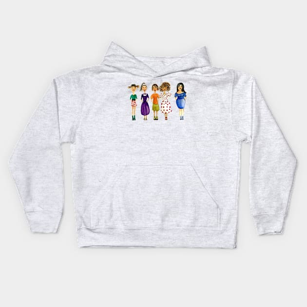 Girl's type Kids Hoodie by The artist of light in the darkness 